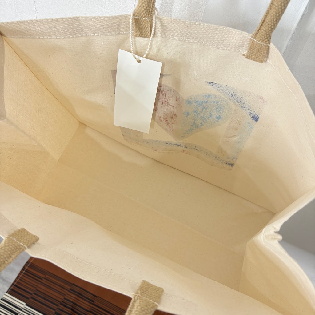 柚木沙弥郎 型染め バッグ 【中】ハート かばん 未使用