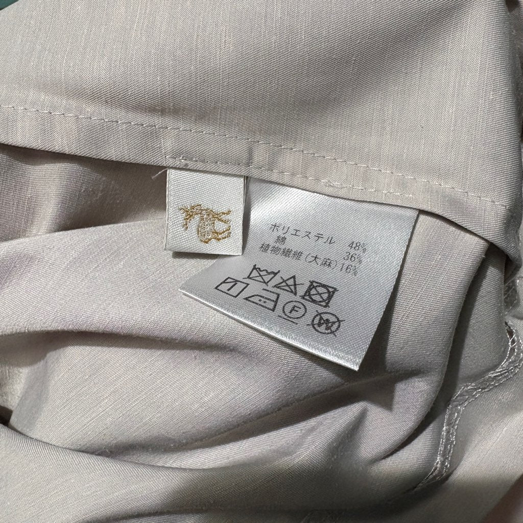 【古着】中川政七商店 セミフォーマル セットアップ パンツ ベージュ