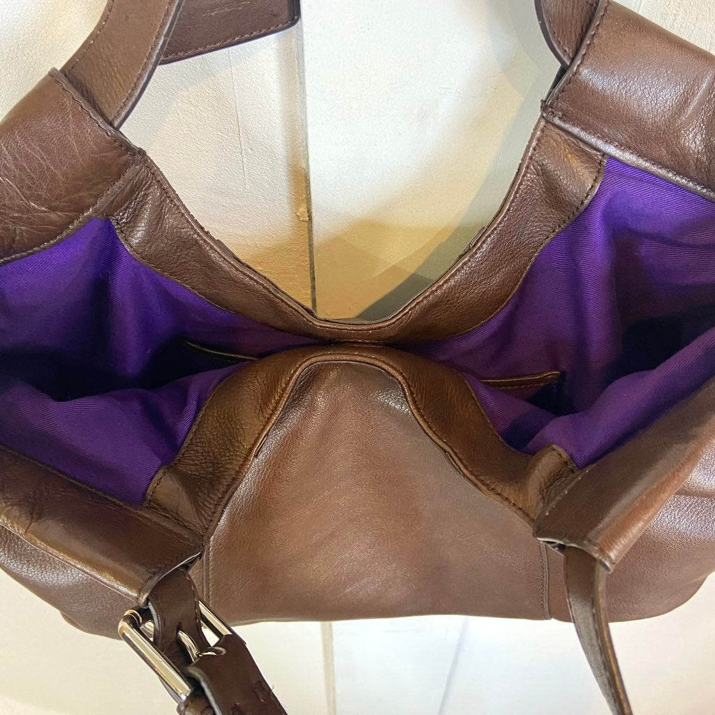 【古着】 ラルフローレン / RALPH LAUREN レザーバッグ トートバッグ 保存袋付き