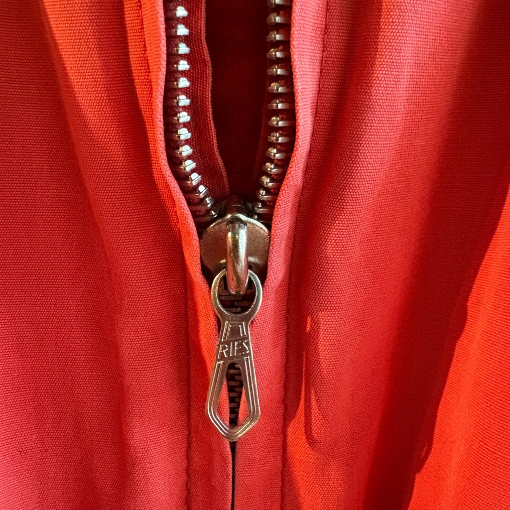 【古着】ヴィンテージ コットン フライトジャケット レッド