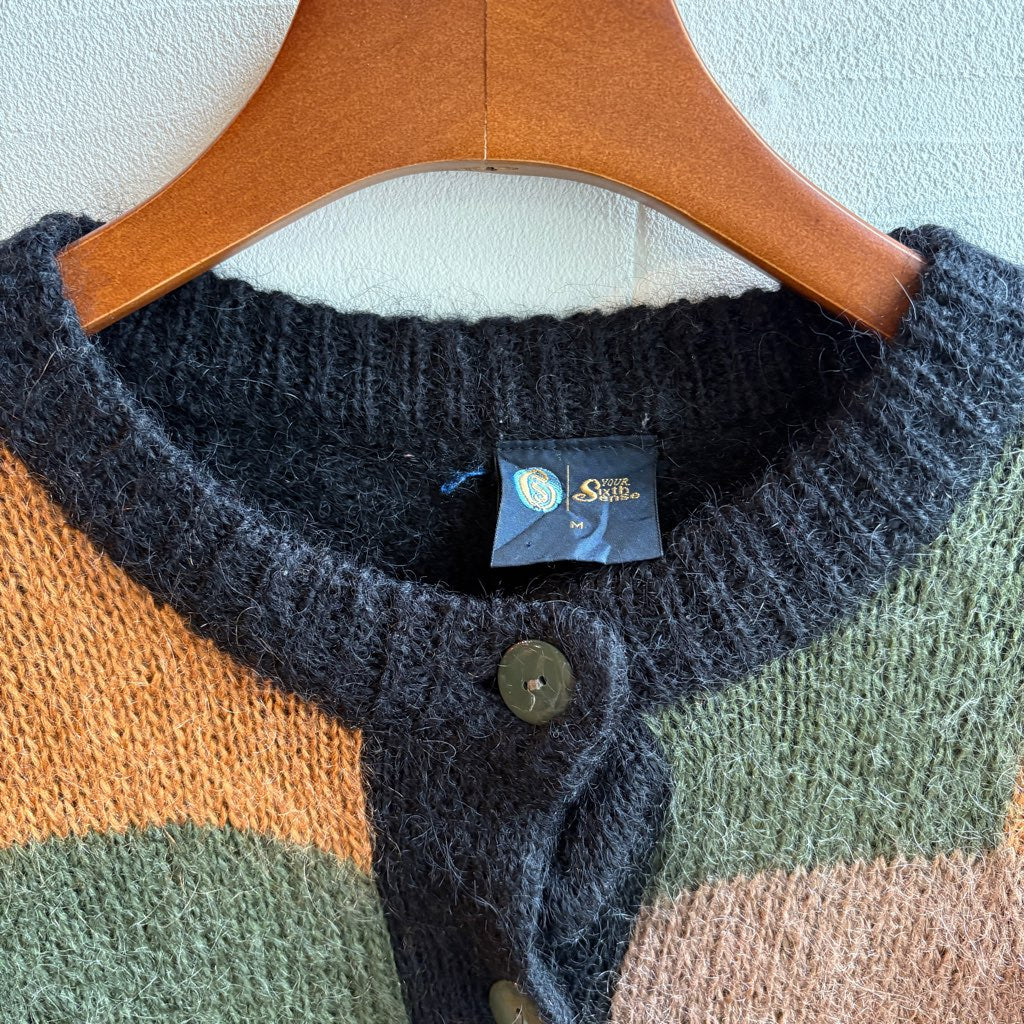 【古着】90's モヘア混 カーディガン