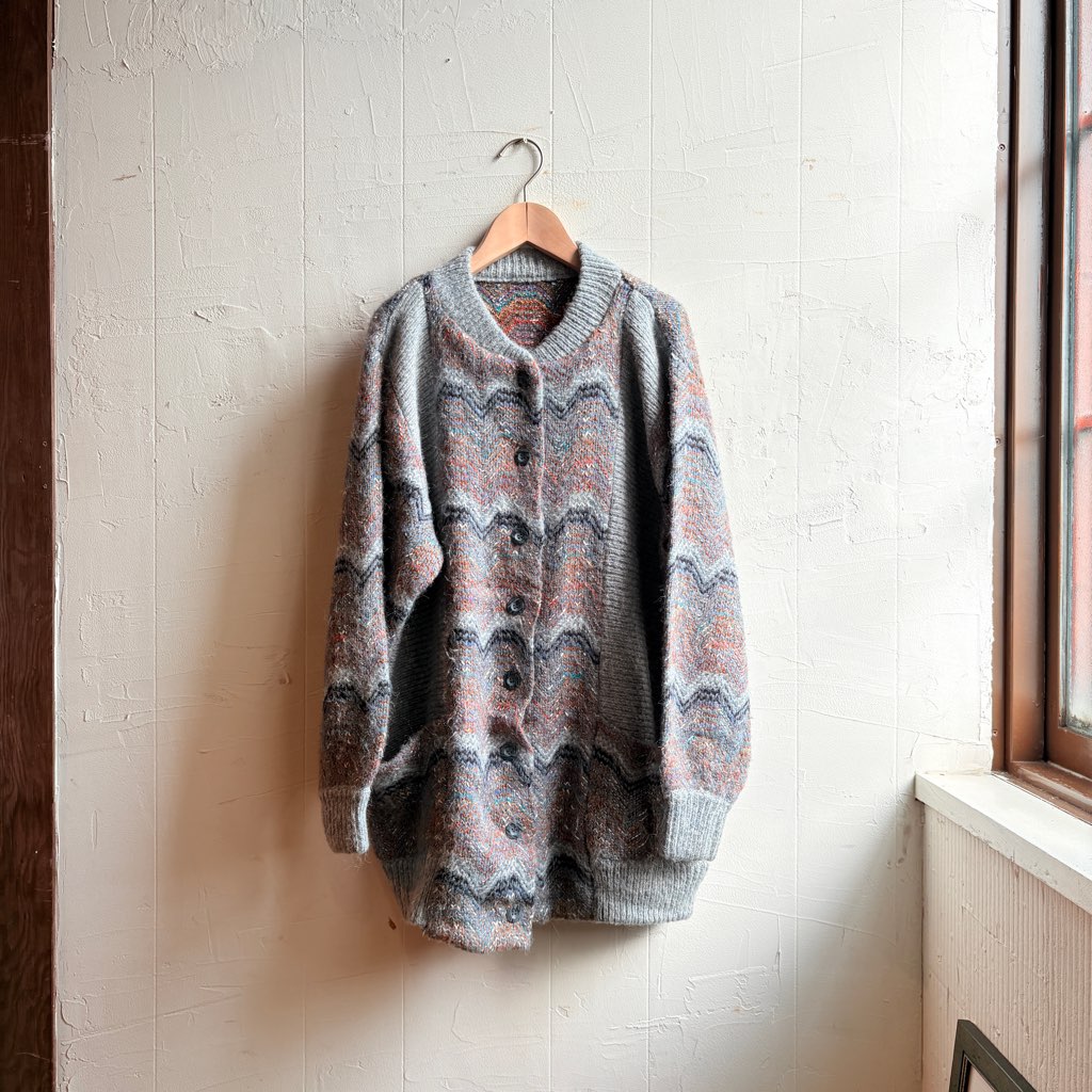 【古着】ニットブルゾン カーディガン ヴィンテージ - Restyle