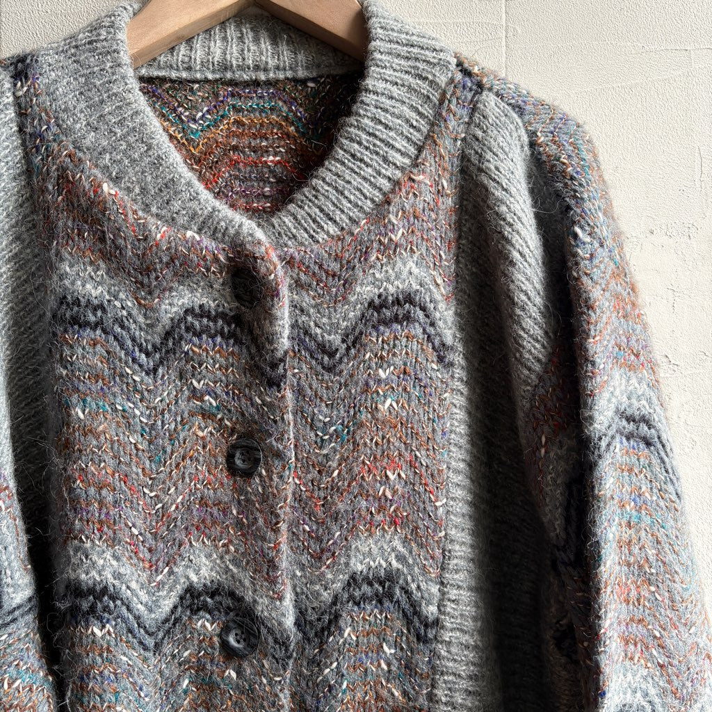 【古着】ニットブルゾン カーディガン ヴィンテージ - Restyle