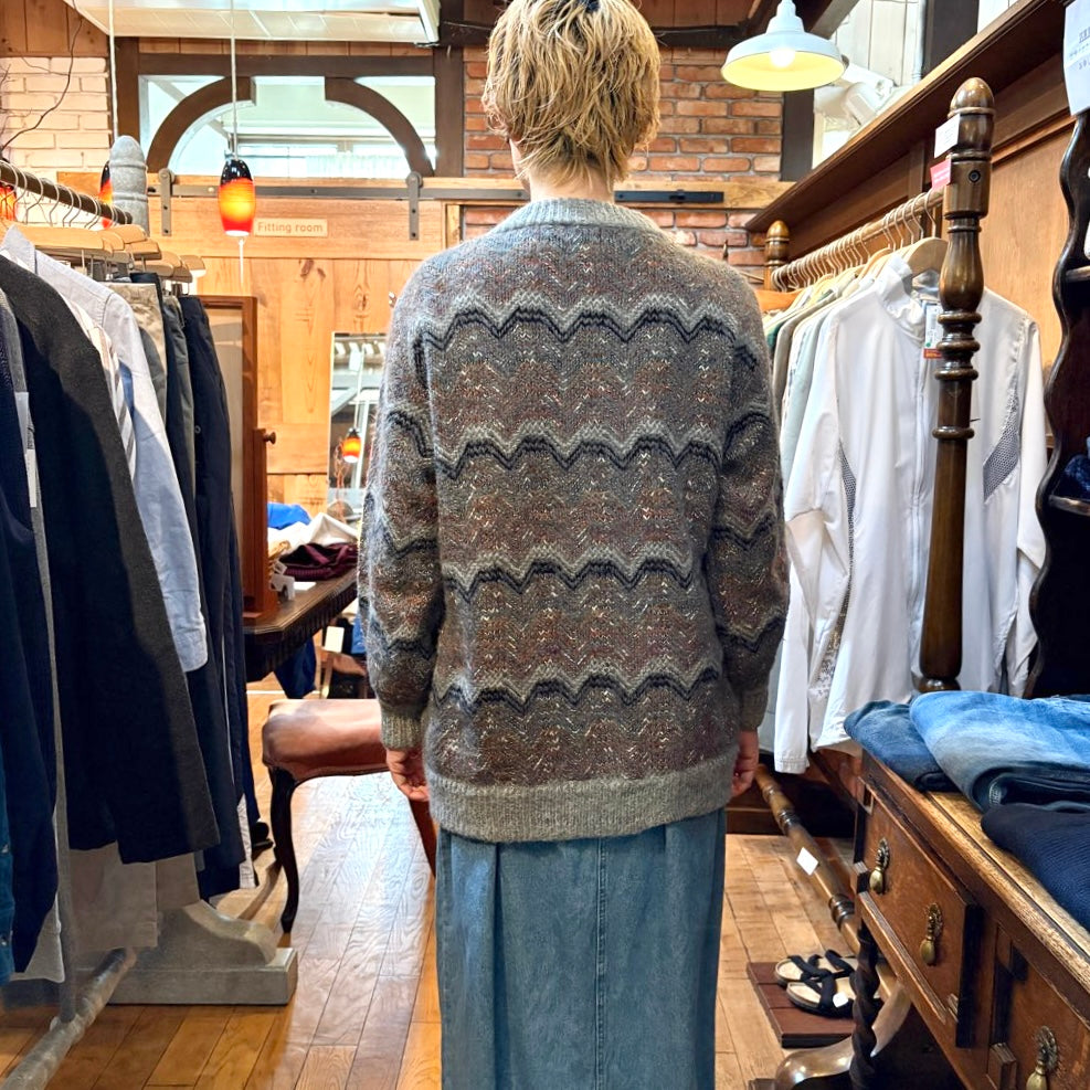 【古着】ニットブルゾン カーディガン ヴィンテージ - Restyle