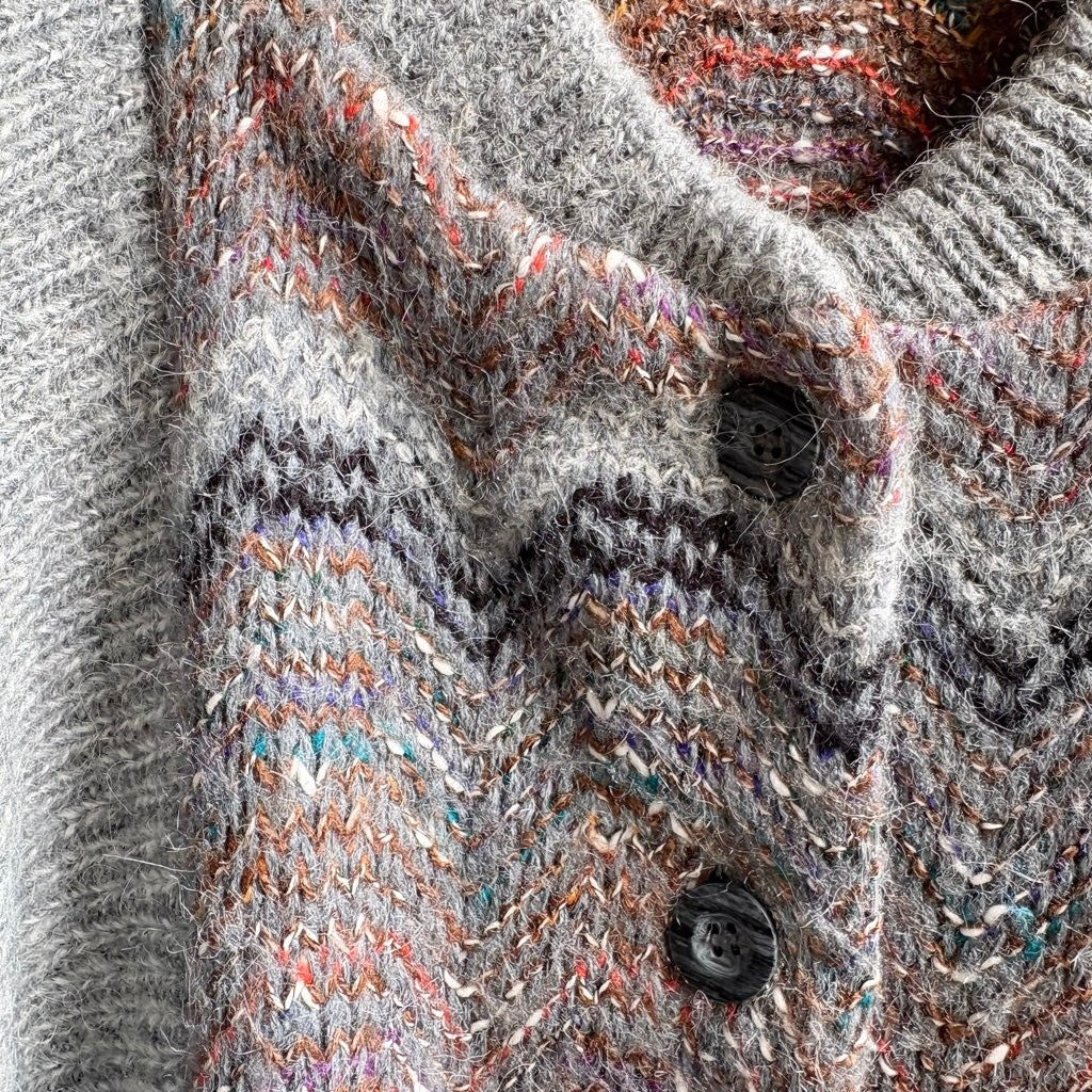 【古着】ニットブルゾン カーディガン ヴィンテージ - Restyle