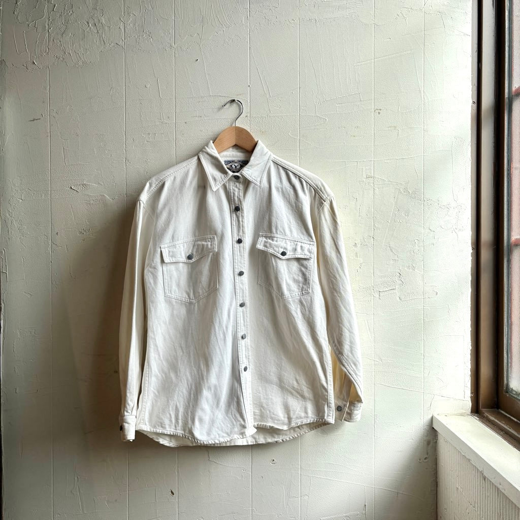 【古着】90’s ホワイト デニムシャツ - Restyle