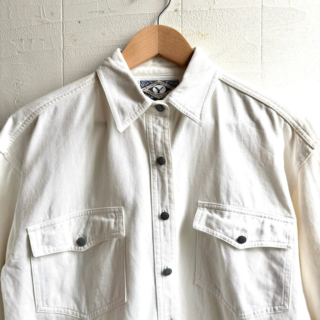 【古着】90’s ホワイト デニムシャツ - Restyle