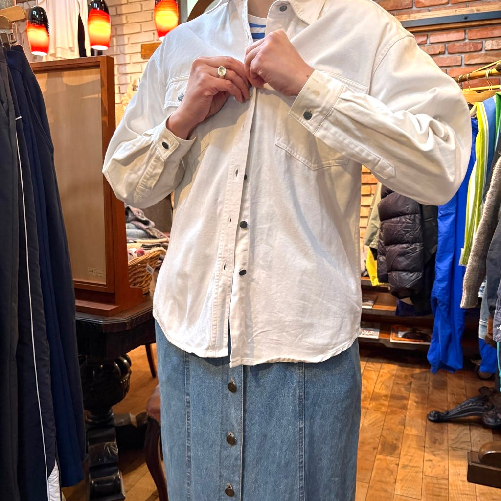 【古着】90’s ホワイト デニムシャツ - Restyle