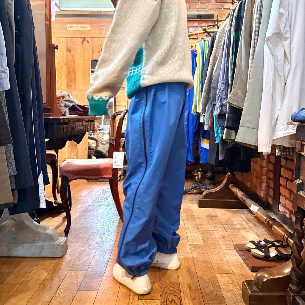 【古着】LL.Bean 80's ナイロンパンツ ブルー ヴィンテージ - Restyle