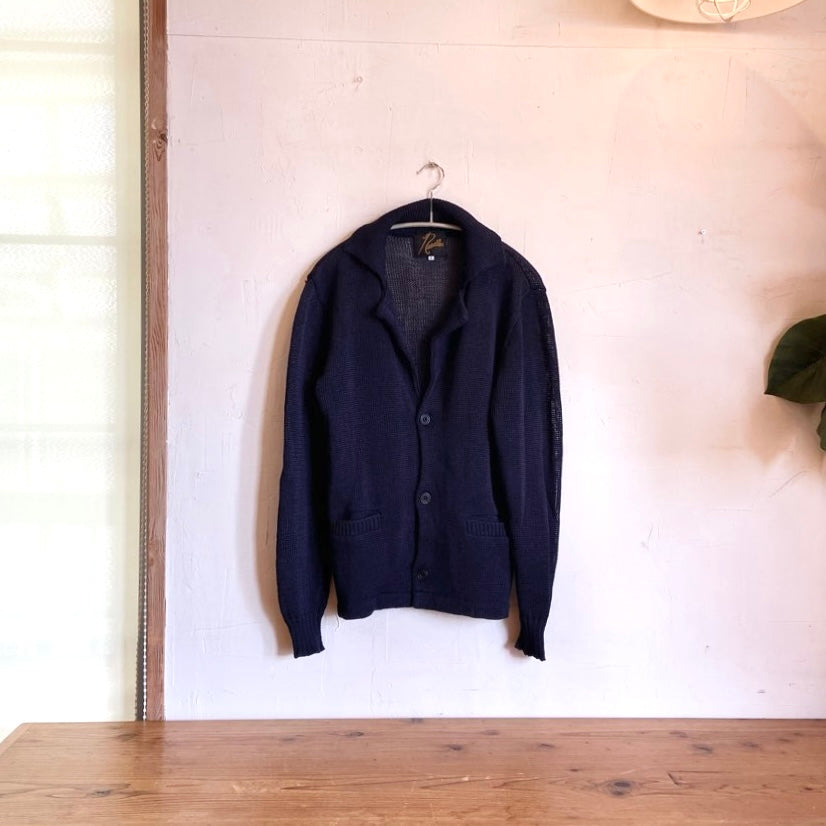 【古着】ニードルズ / Needles リネン テーラードジャケット ネイビー