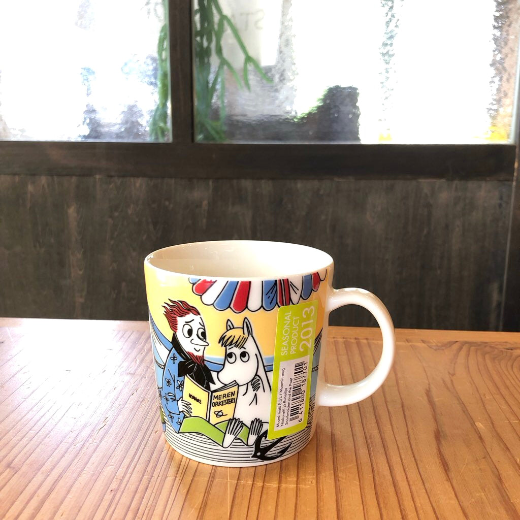 アラビア / ARABIA ムーミン 2013年夏季限定「フローレンと詩人」マグカップ 中古