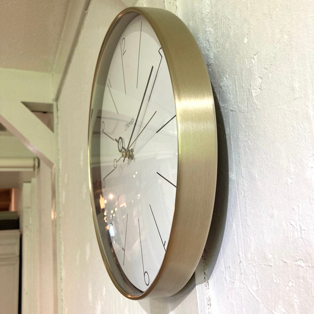 マノン / Manon 壁掛け時計 ゴールドフレーム 新品