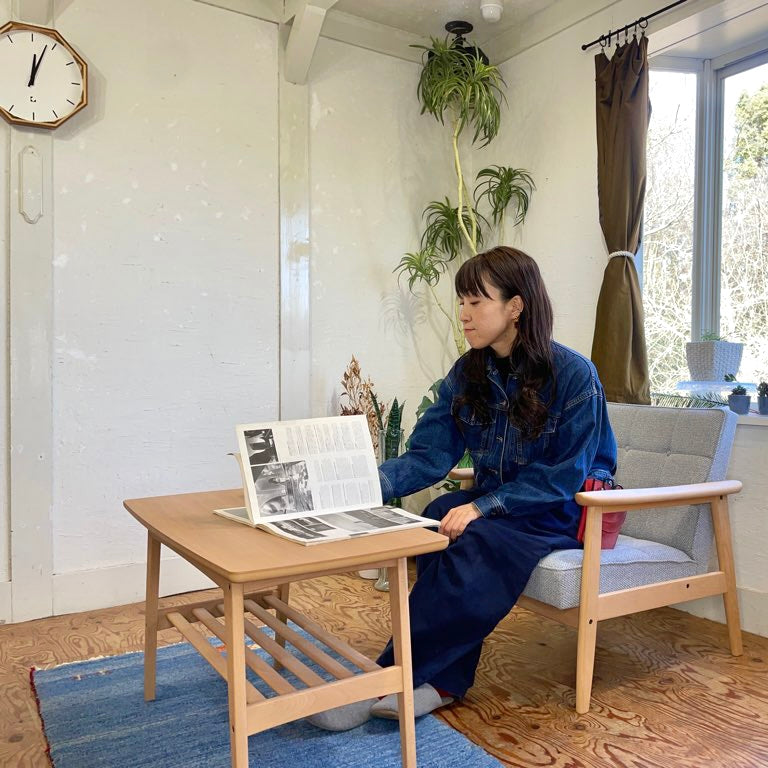 カリモク60 / karimoku60 リビングテーブル 小 ピュアビーチ 中古