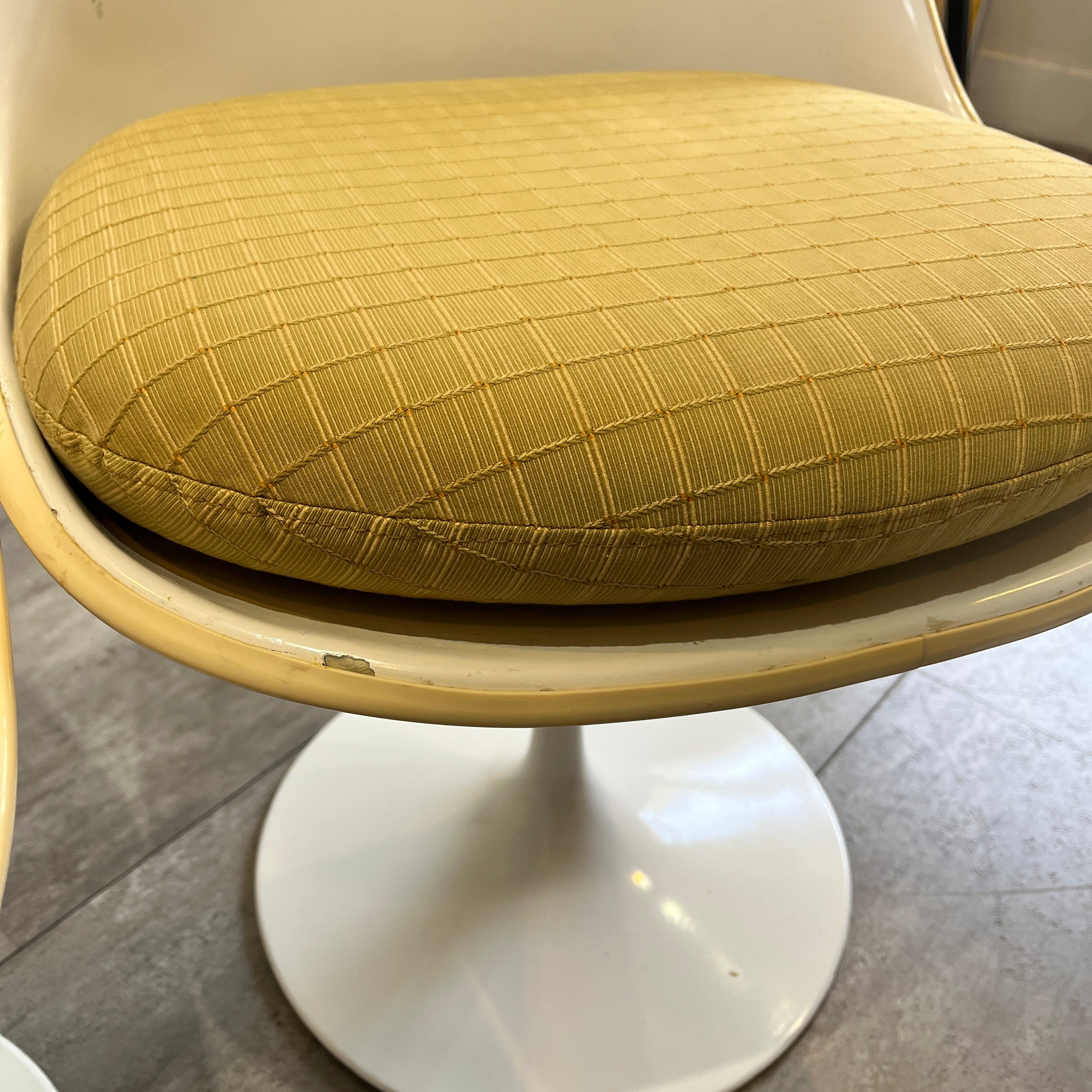 ノール / Knoll チューリップチェア 【イエロー】 ダイニングチェア エーロ・サーリネン ヴィンテージ
