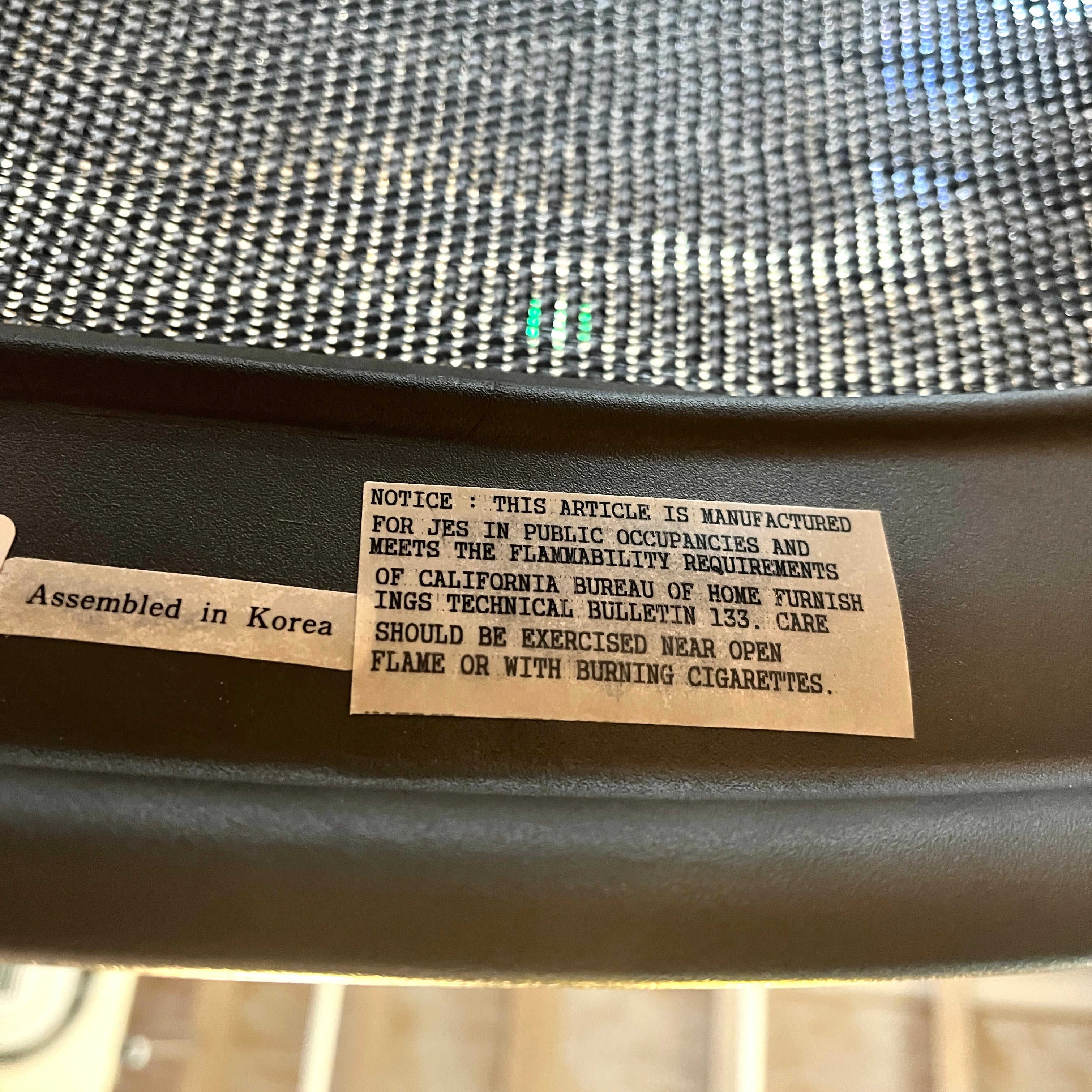 ハーマンミラー / HermanMiller アーロンチェア / Aeron Chairs タキシードブルーブラック ポリッシュドアルミベース クラシック Bサイズ