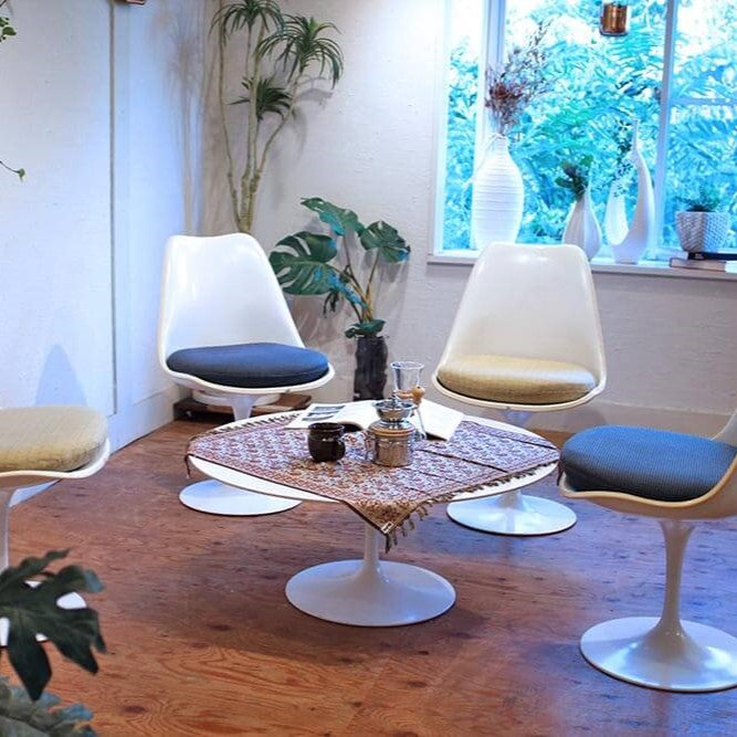 ノール / Knoll チューリップチェア 【ベージュ】 ダイニングチェア エーロ・サーリネン ヴィンテージ 【ゴムなし】