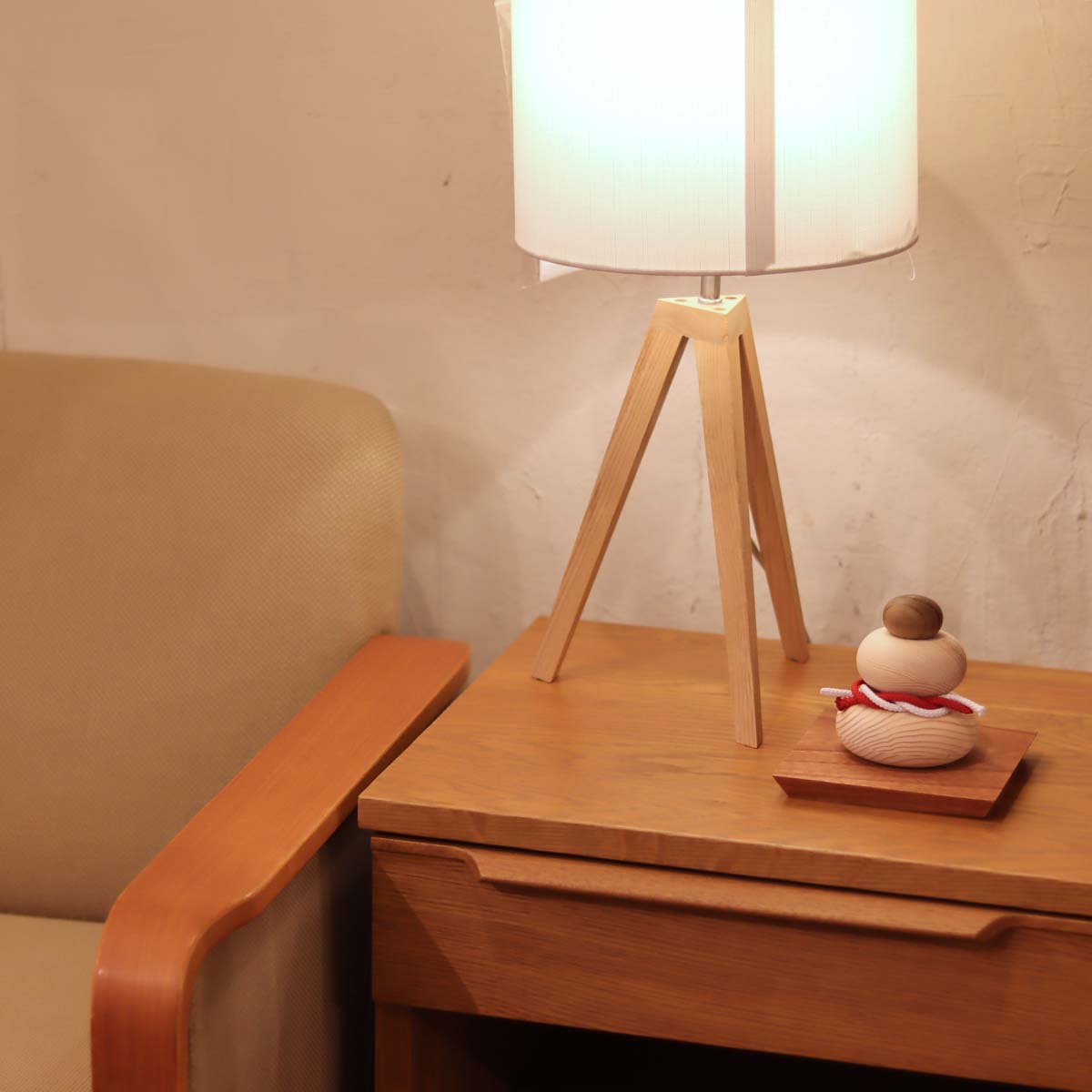 【早割り】木製鏡もち (Mサイズ)お正月飾り リメイク家具 再生家具 リバイブモブラープロジェクト