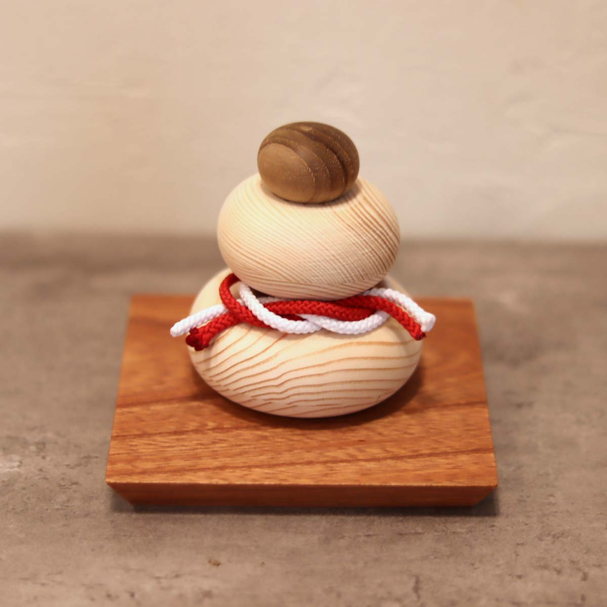 【早割り】木製鏡もち (Mサイズ)お正月飾り リメイク家具 再生家具 リバイブモブラープロジェクト