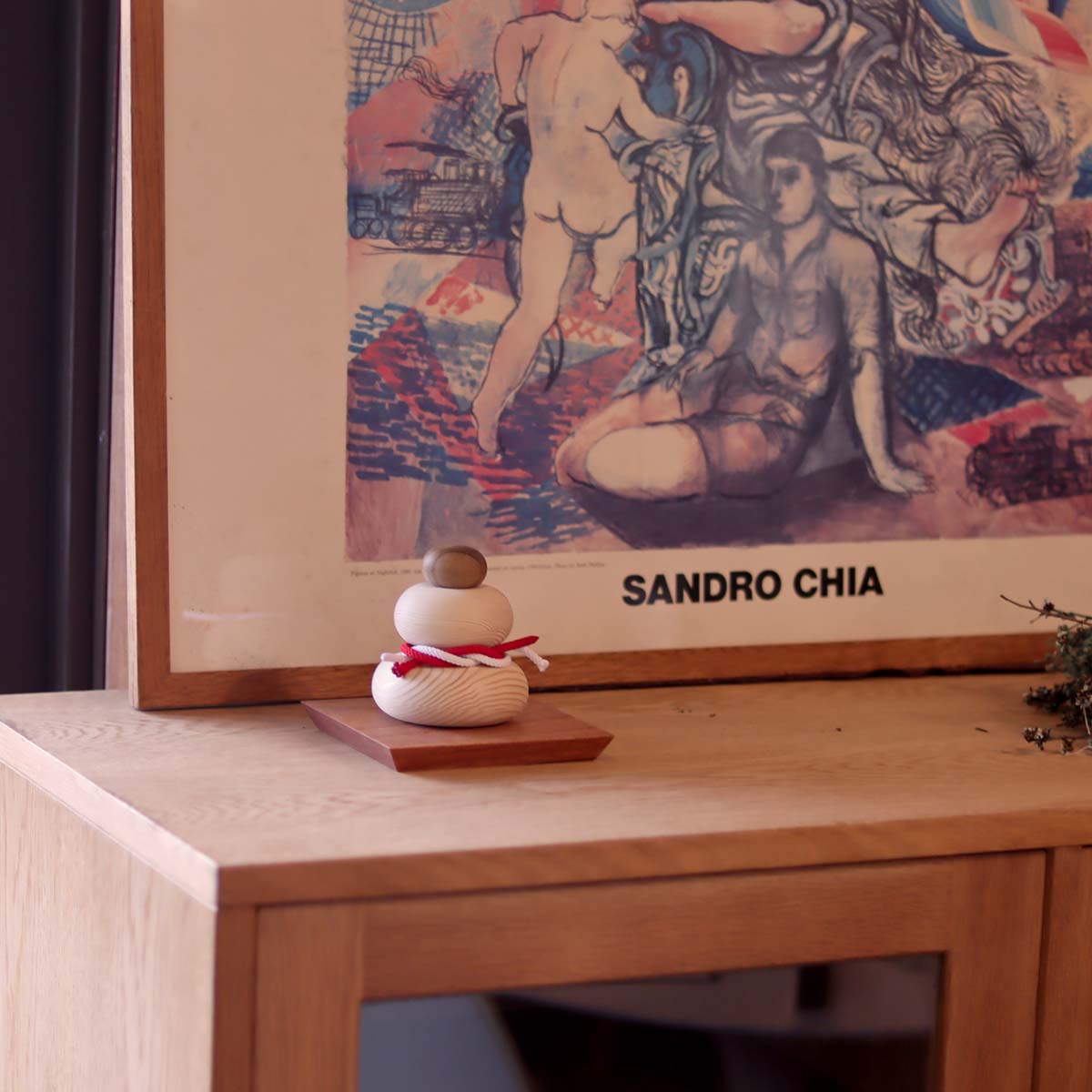 【早割り】木製鏡もち (Mサイズ)お正月飾り リメイク家具 再生家具 リバイブモブラープロジェクト