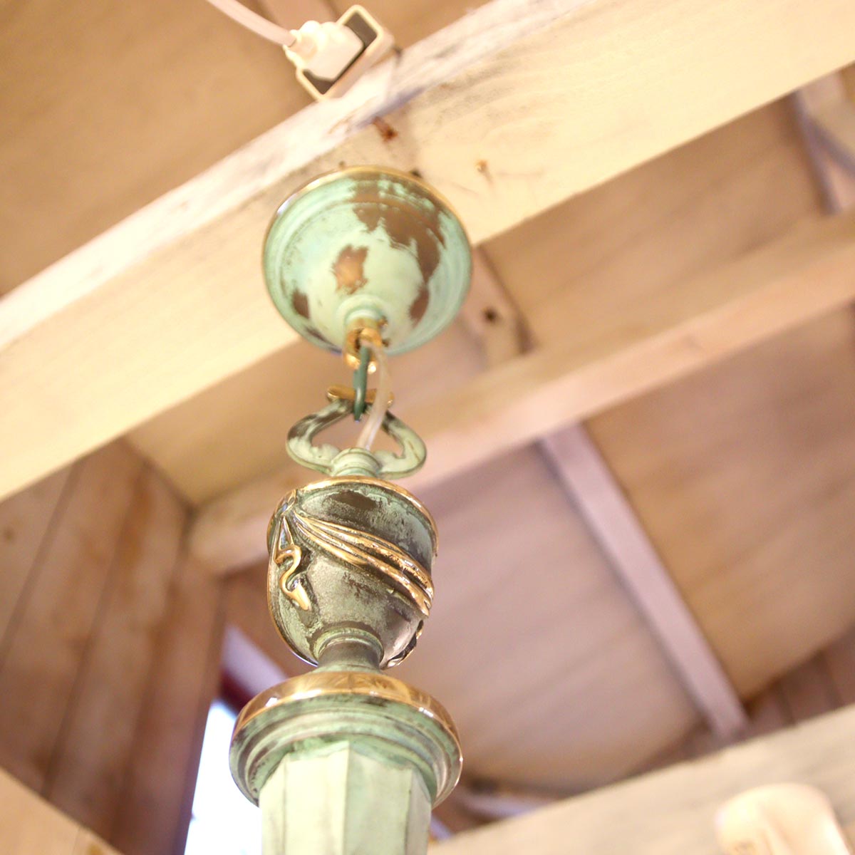 遠藤照明 シャンデリア アンティーク調ライト 天井照明 中古