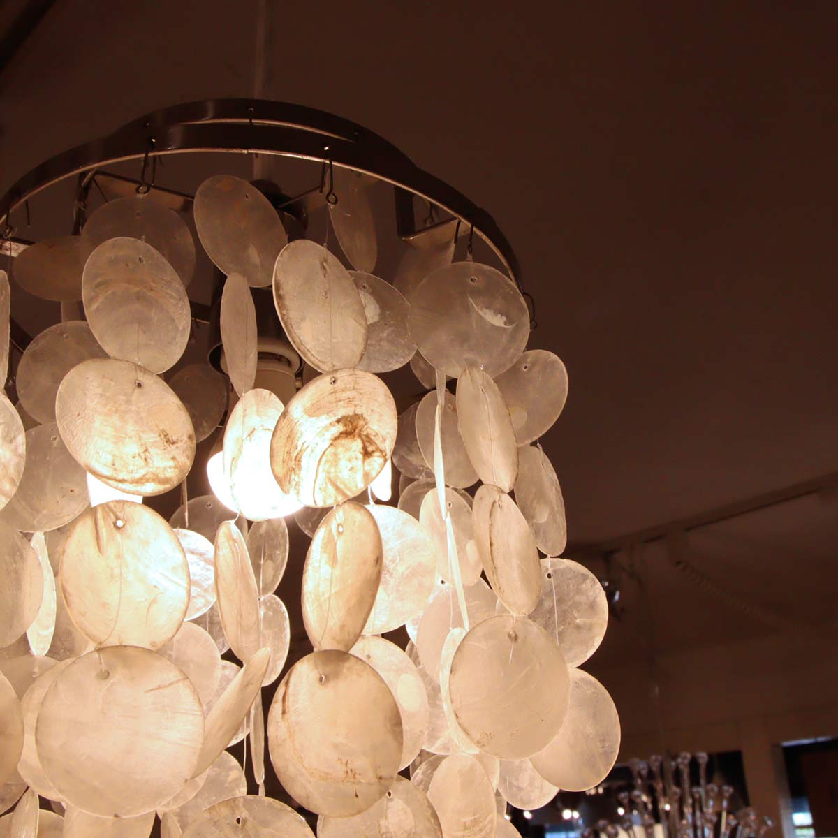 ハモサ / HERMOSA シェルランプ ミニ ペンダントランプ 中古