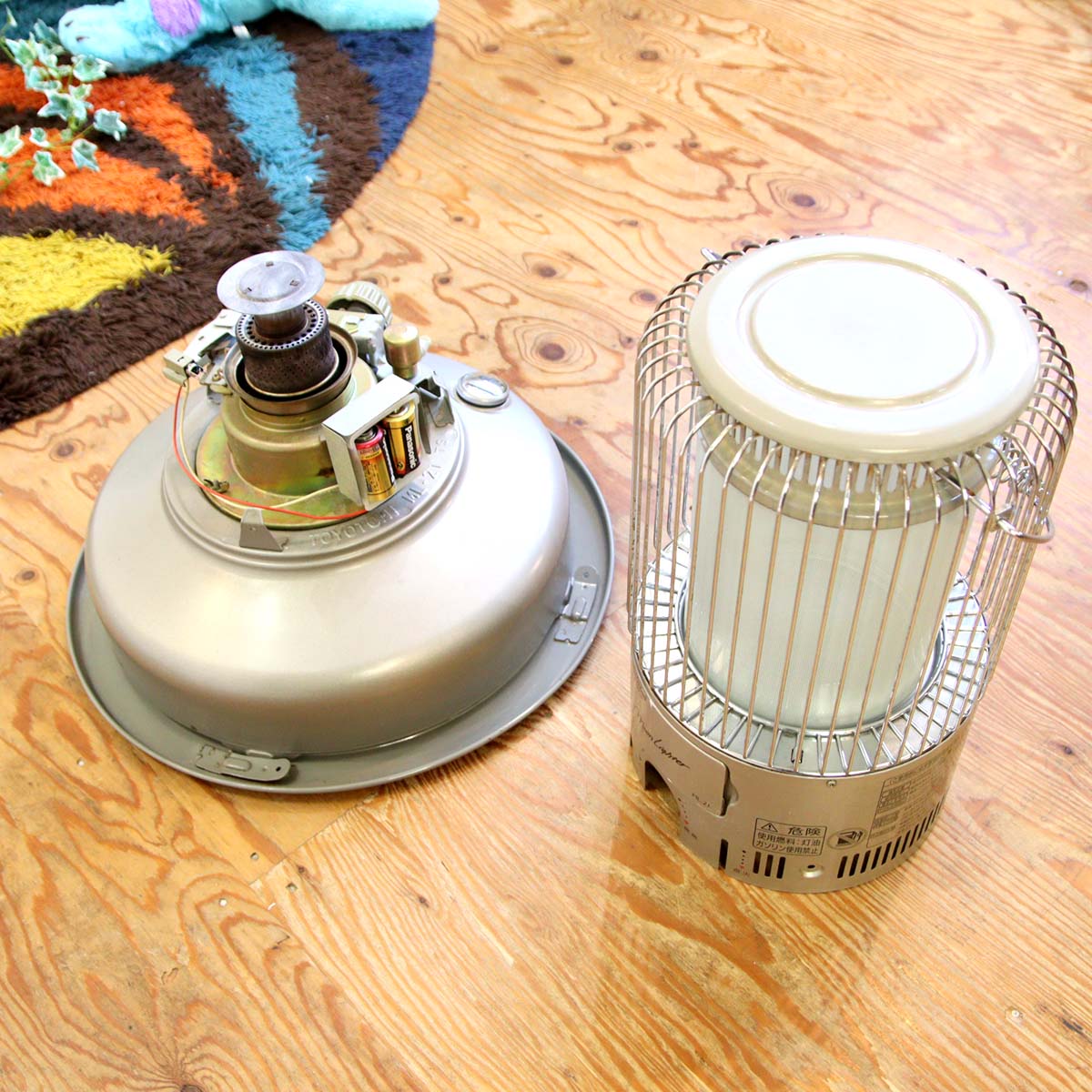 トヨトミ / TOYOTOMI ムーンライターストーブ  ML-21 石油ストーブ シルバー 中古
