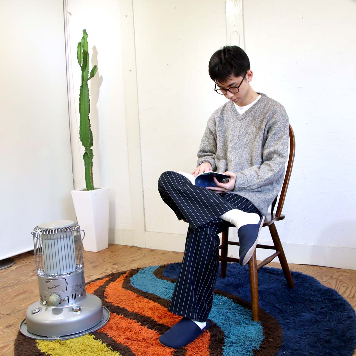 トヨトミ / TOYOTOMI ムーンライターストーブ  ML-21 石油ストーブ シルバー 中古