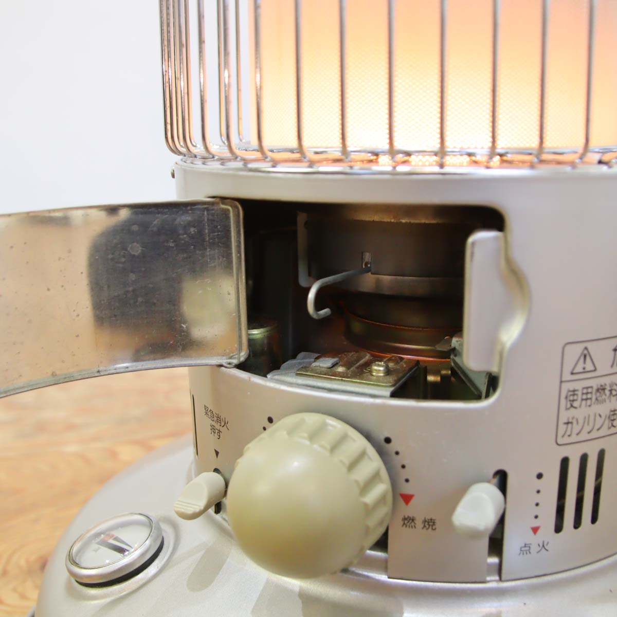 トヨトミ / TOYOTOMI ムーンライターストーブ  ML-21 石油ストーブ シルバー 中古