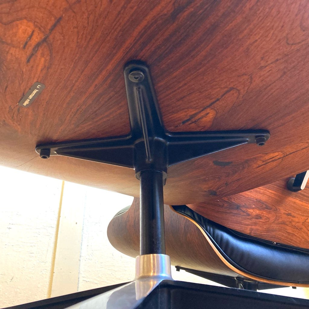 イームズ ラウンジチェア&オットマン Herman Miller ハーマンミラー チャールズ&レイ・イームズ 80年代 中古