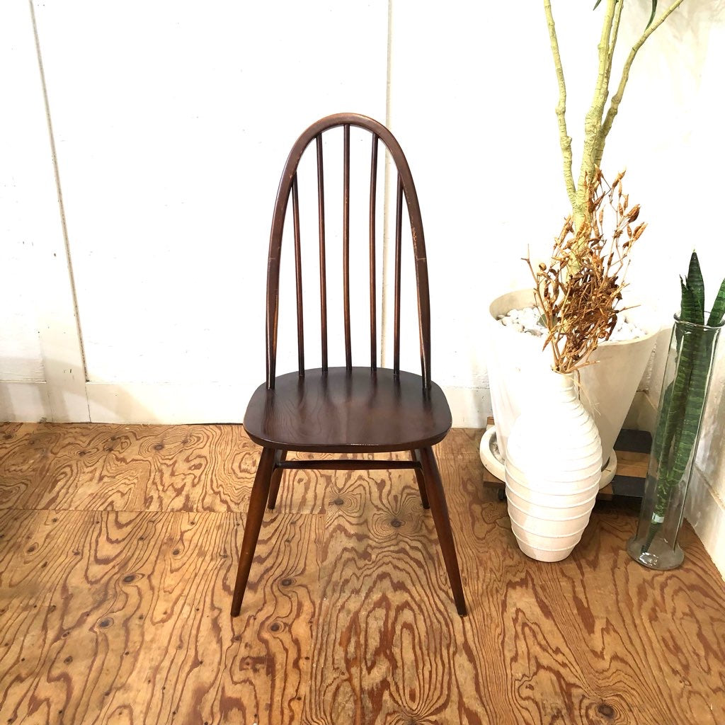 アーコール / ERCOL クエーカーチェア ダイニングチェア ハイバック 