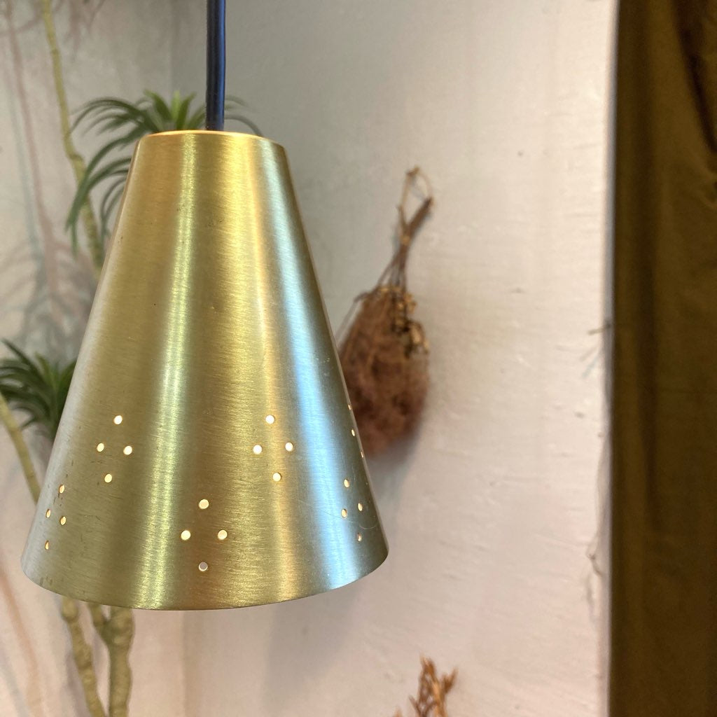 ゴールドシェード 2灯ライト ペンダントライト アメリカンヴィンテージ