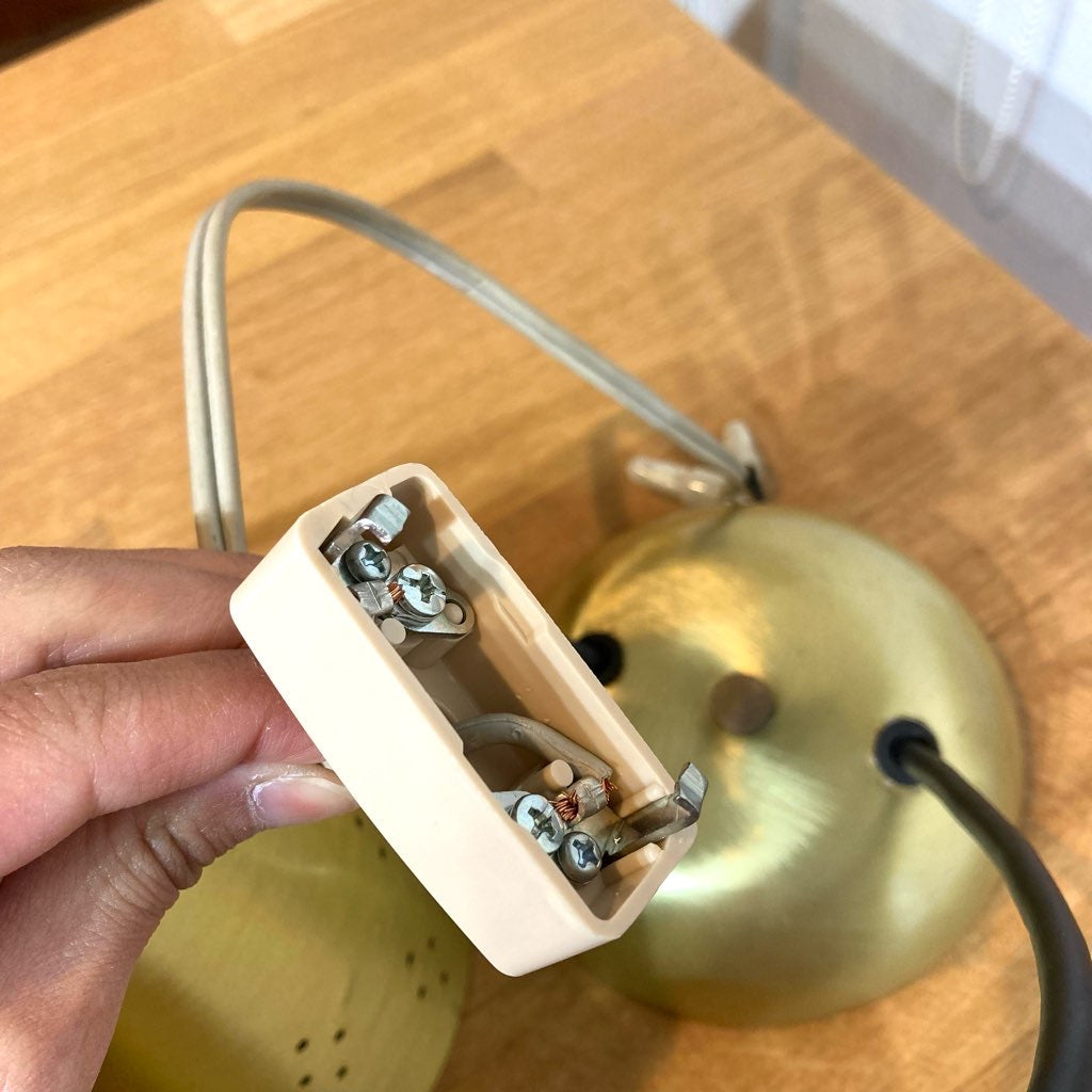 ゴールドシェード 2灯ライト ペンダントライト アメリカンヴィンテージ