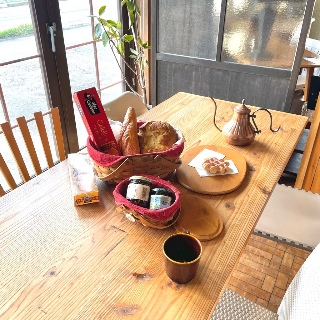 ロンガバーガー / Longaberger バスケット 小 カントリー 蓋つきかご 中古