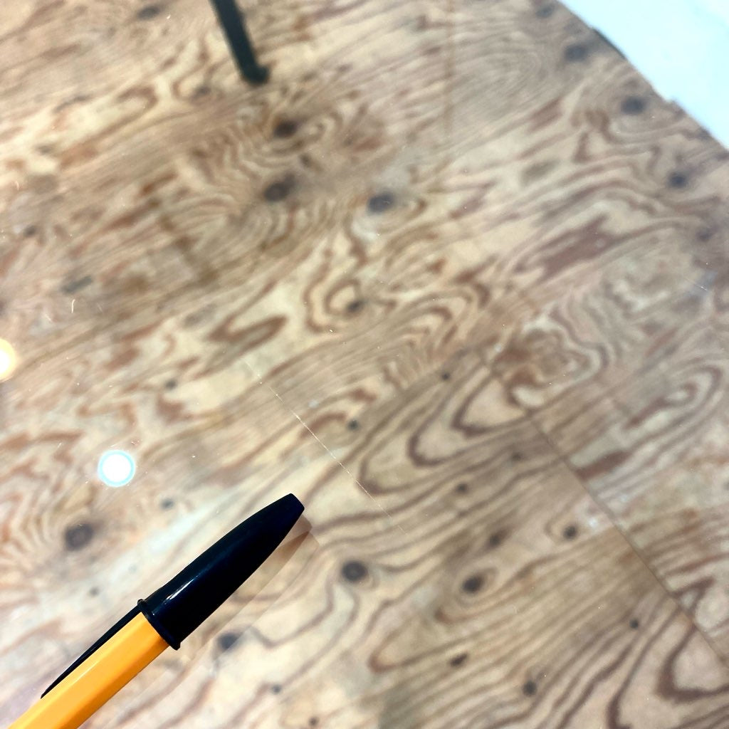 無印良品 / muji ガラス天板 ダイニングテーブル エンツォ・マーリ 希少 中古