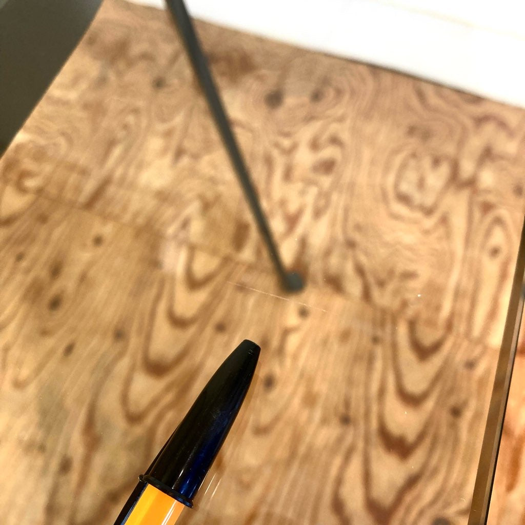 無印良品 / muji ガラス天板 ダイニングテーブル エンツォ・マーリ 希少 中古