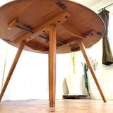 アーコール / ERCOL ドロップリーフ 伸長式 ダイニングテーブル バタフライテーブル 折りたたみ式 ラウンドテーブル 英国 ヴィンテージ