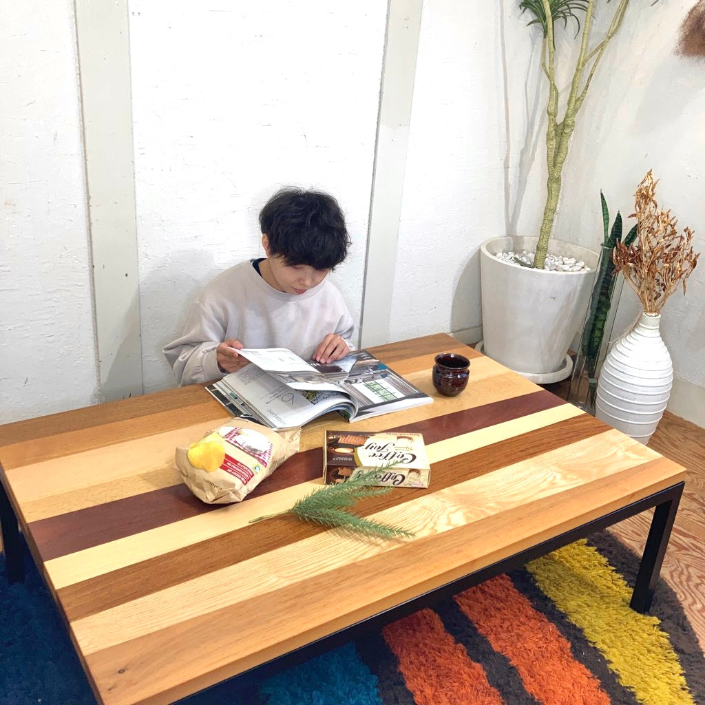 高松辰雄商店 / TAKATATSU&CO 無垢寄木のセンターテーブル 中古