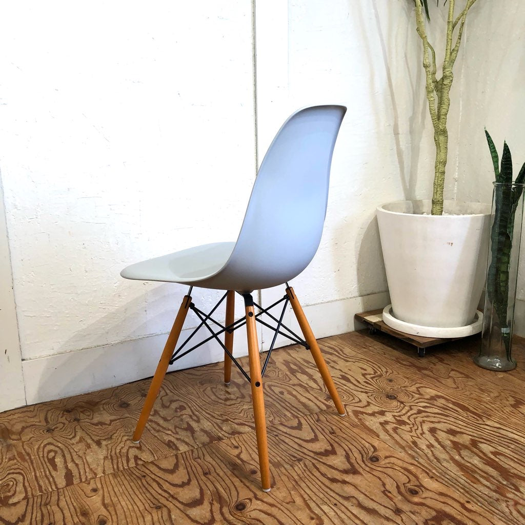ヴィトラ/vitra サイドシェルチェア グレー ドゥエルレッグ チャールズ&レイ・イームズ 中古