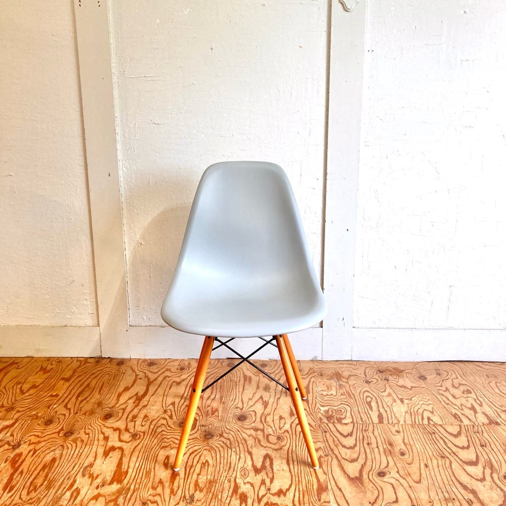 ヴィトラ/vitra サイドシェルチェア グレー ドゥエルレッグ チャールズ&レイ・イームズ 中古