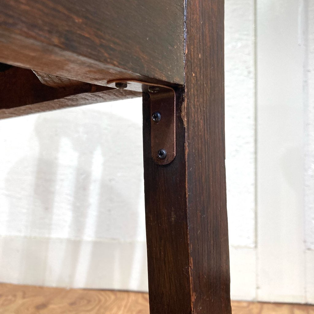 英国アンティーク ダイニングチェア オーク ブルー