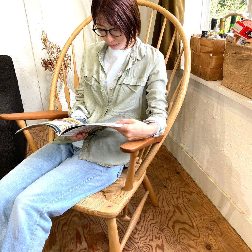 ヨハネス・ハンセン/ JOHANNES HANSEN ピーコックチェア JH-550 ハンス・J・ウェグナー ヴィンテージ<i>動画</動画>