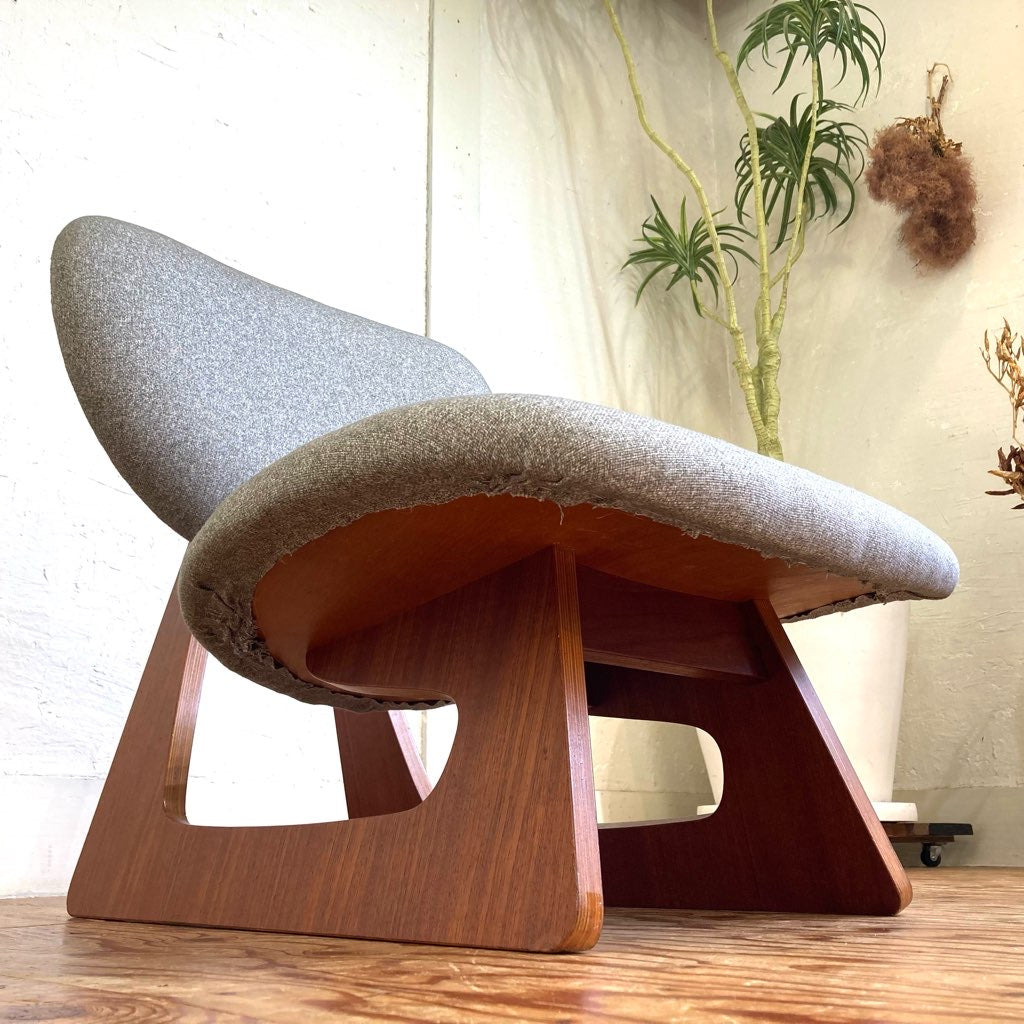 天童木工 / Tendo 低座イス チーク材 長大作 中古