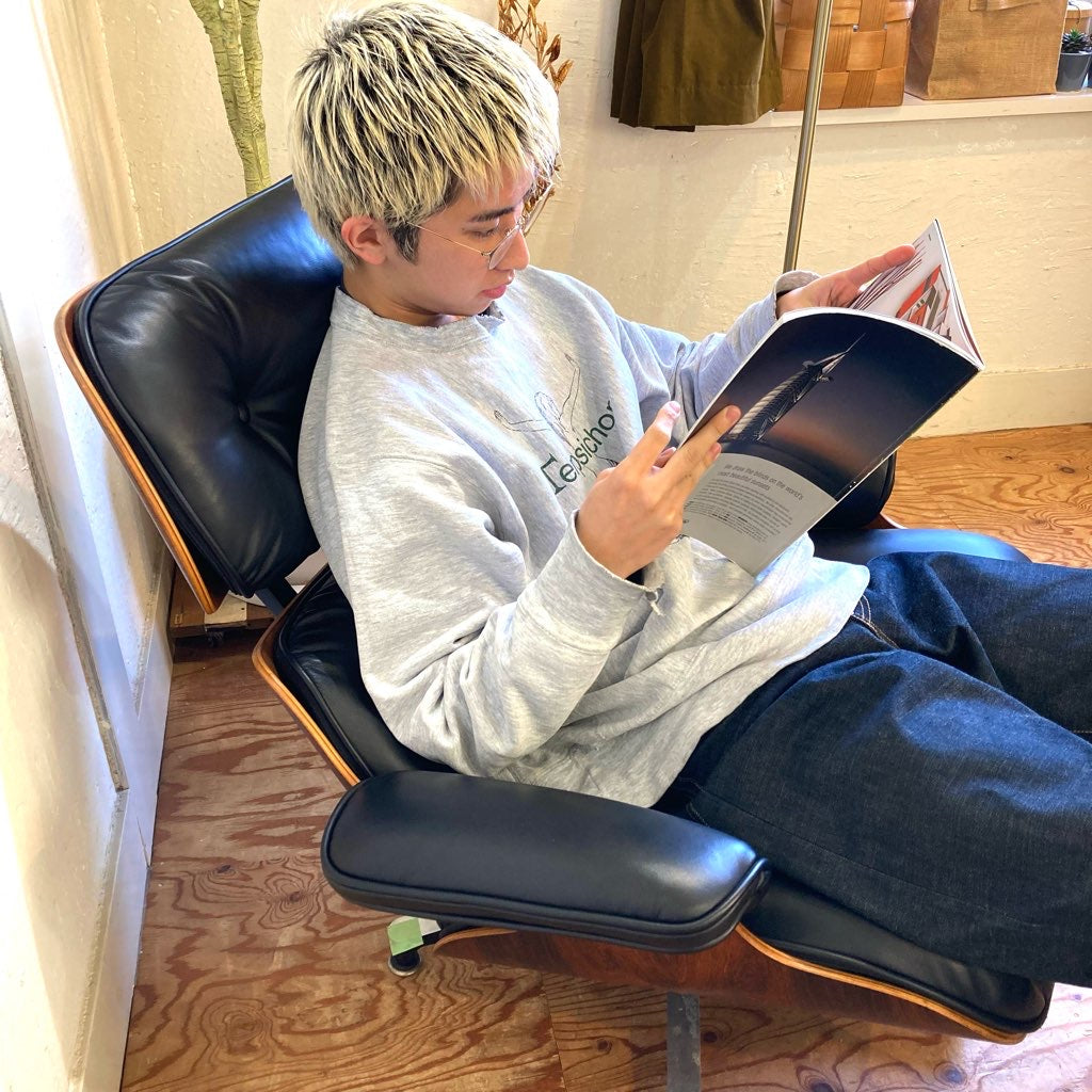 イームズ ラウンジチェア&オットマン Herman Miller ハーマンミラー チャールズ&レイ・イームズ 80年代 中古