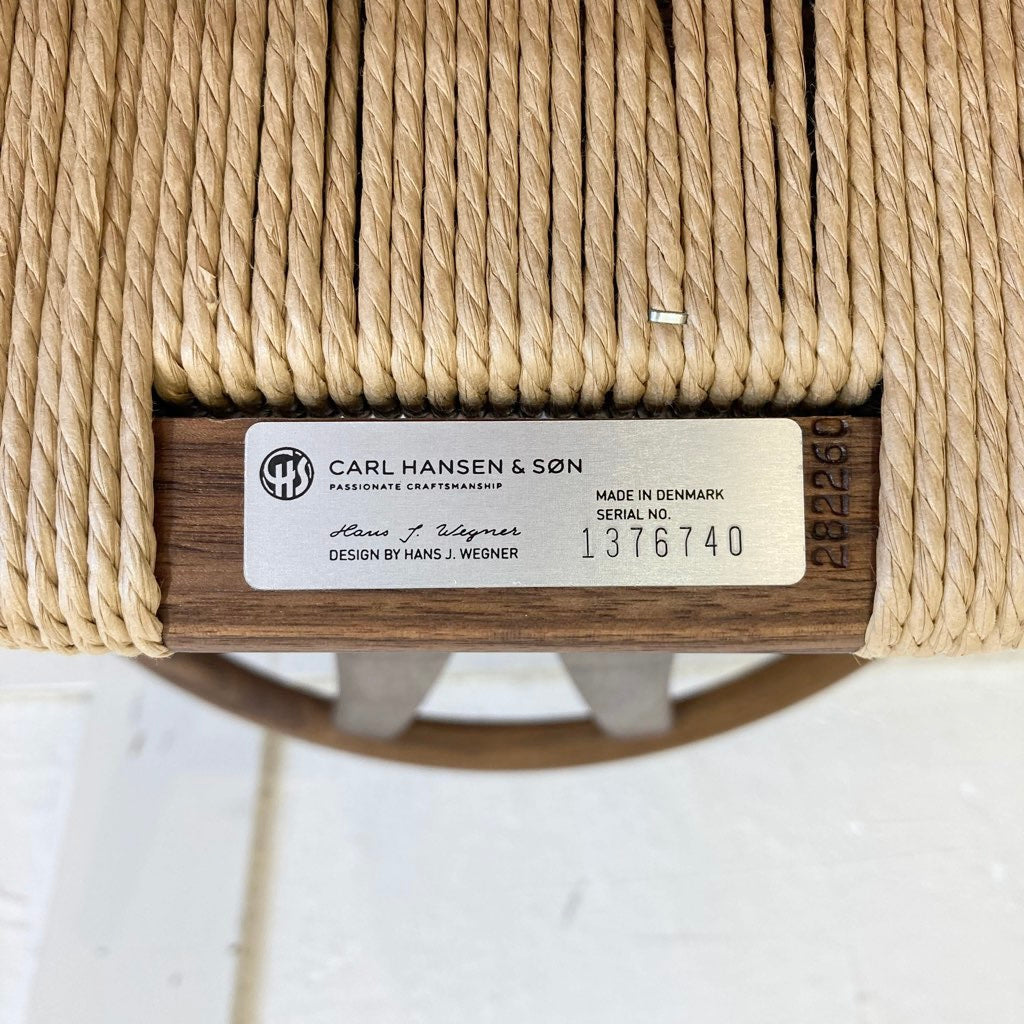 カールハンセン&サン / Carl Hansen & Søn Yチェア CH24 【1】ハンスJ.ウェグナー ウォールナット  ナチュラルペーパーコード 展示品
