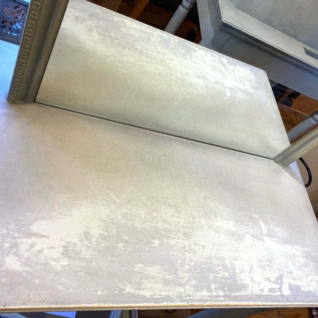 シャビーシック ミラー ドレッサー 手鏡付き 美容院 店舗什器 中古