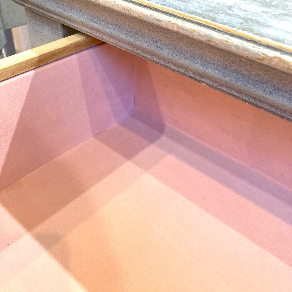 シャビーシック ミラー ドレッサー 手鏡付き 美容院 店舗什器 中古