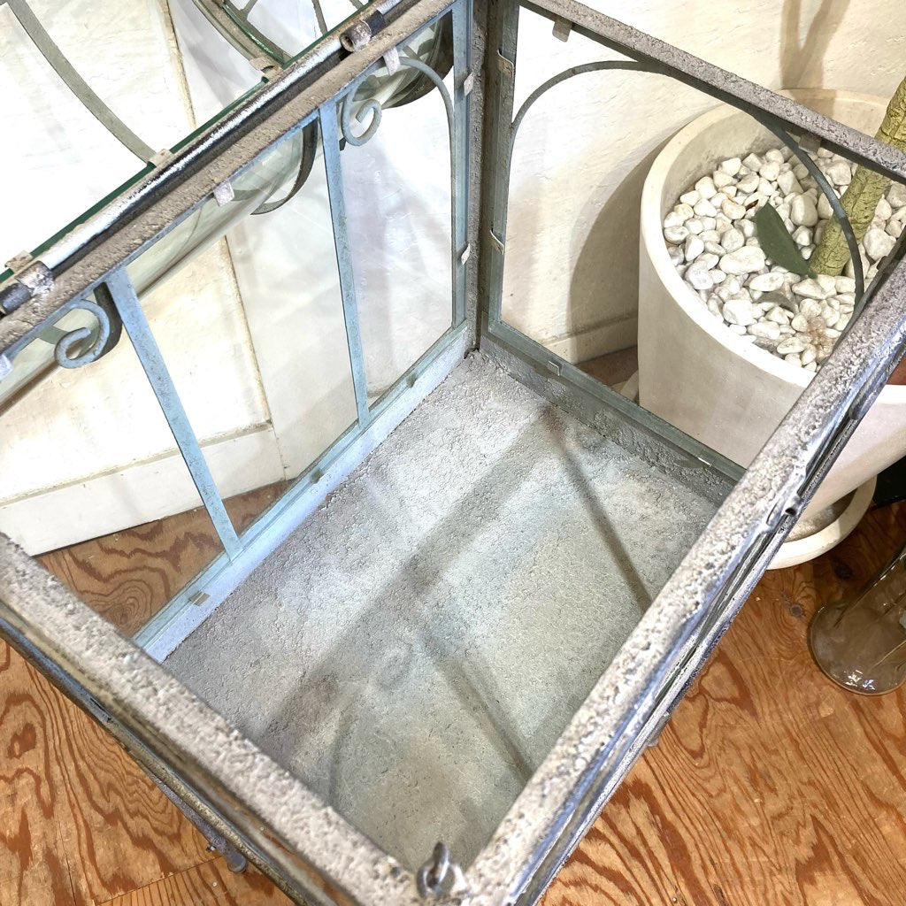 アンティーク調ガラスショーケース 【小】  什器 ディスプレイ 中古