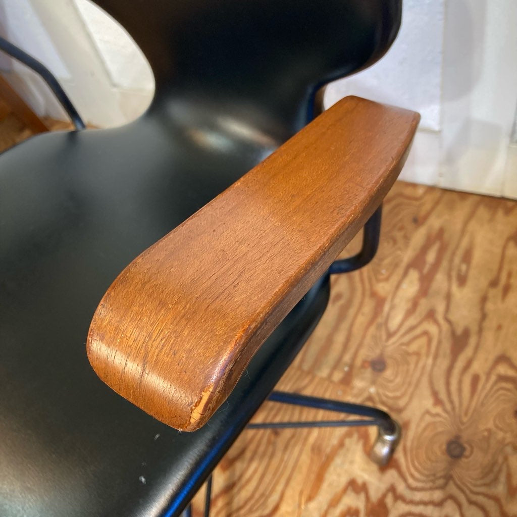 天童木工 / Tendo アームチェア 【2】 チーク 剣持勇 合皮 ジャパンヴィンテージ