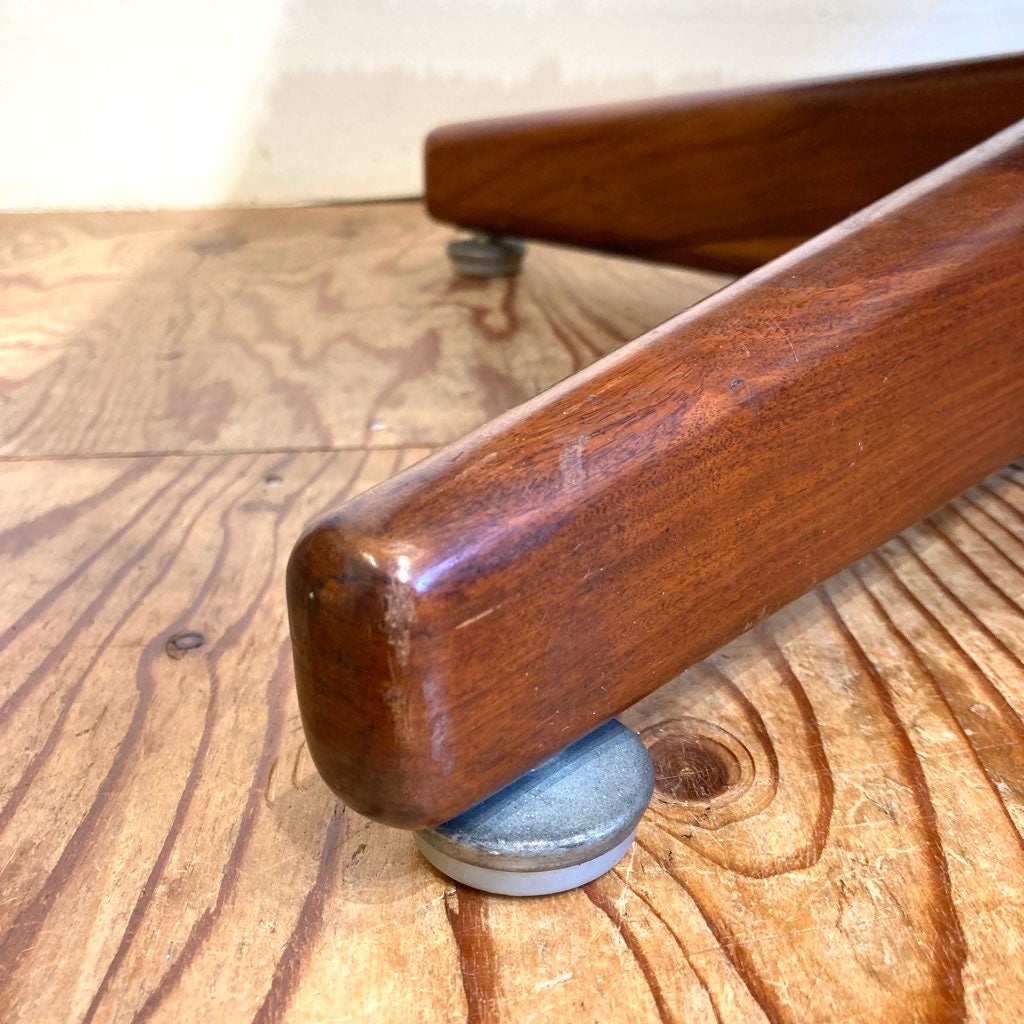 ローズウッドベース オットマン スツール【2】ホワイト ジャパンヴィンテージ