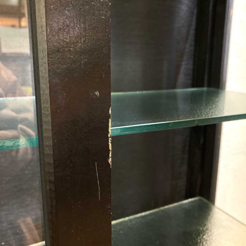 黒ペイントの古い医療棚 ケビント 飾り棚 レトロ アンティーク